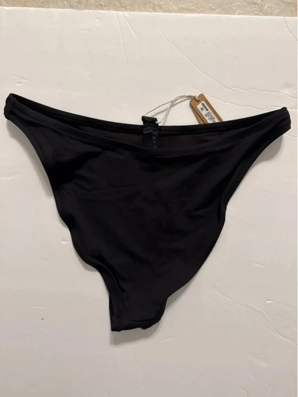 SKIMS Swim NWT Mid Coverage Bottom Black Size S